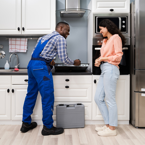 can you provide an estimate for cooktop repair before beginning any work in Clint